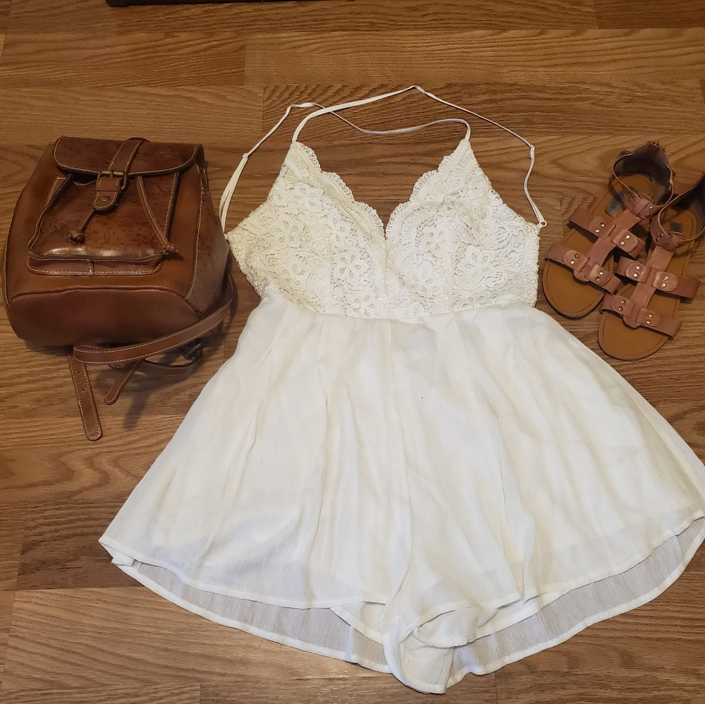 Open Back Romper
